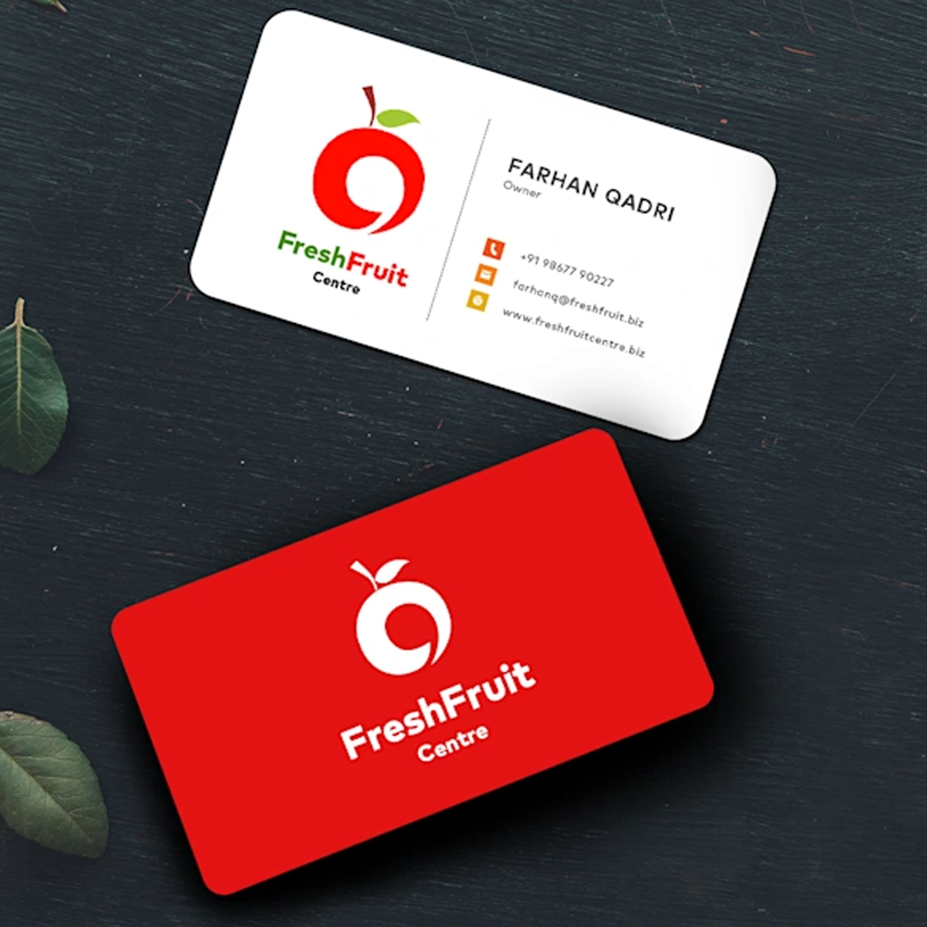 Rounded Corner Visiting Cards